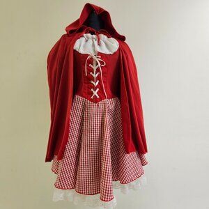 Milkmaid/Red Ridinghood Mid Length Dress